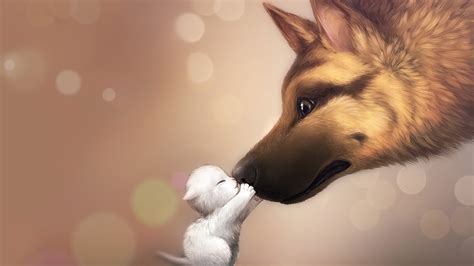 Love Animated Cute Dog Wallpaper Full Screen High Resolution