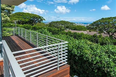 This is a fantastic idea for your deck. Aluminum Flat Bar - Deck Rail