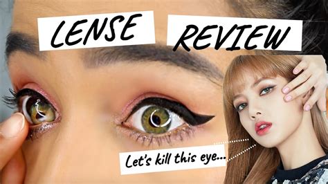 Olens Contact Lense First Impression And Review Blackpink Collab Youtube