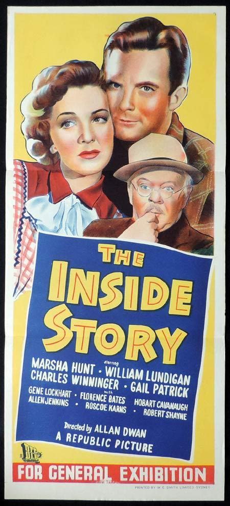 The Inside Story Original Daybill Movie Poster John Howard Moviemem