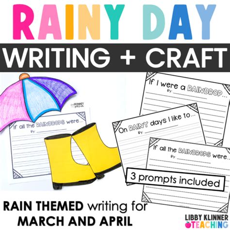 Rainy Day Writing And Craft For Bulletin Board Libby Klinner Teaching