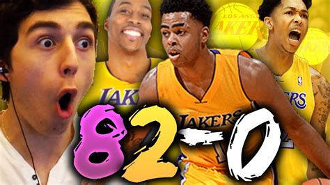 The lakers compete in the national basketball asso. 82-0 CHALLENGE - 2017 LOS ANGELES LAKERS! NBA 2K16 MY ...