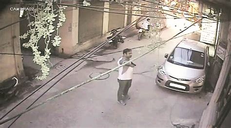 West Delhi Shootout Cctv Footage Places Main Accused At Spot Say Police Delhi News The