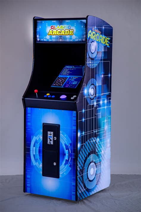Full Sized Upright Arcade Game With 412 Classic Golden Age Games And