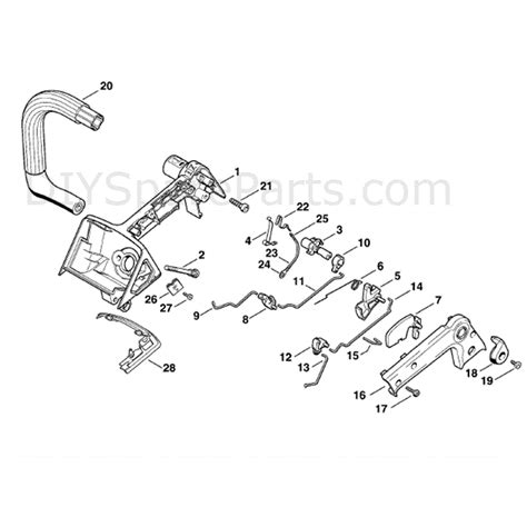Stihl Ms 200 Chainsaw Ms200t Parts Diagram Handle