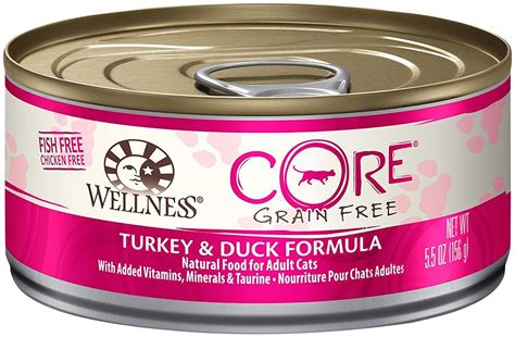We think wellness core natural grain free turkey & chicken liver pate canned kitten food might be the best canned kitten food you can buy. Wellness Core Grain Free Turkey and Duck Formula - 24x5.5 ...