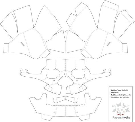 9easy Papercraft Human Head Template Yengkiat