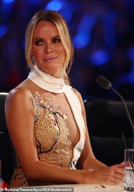 Britain S Got Talent Amanda Holden Puts On A Demure Display As She