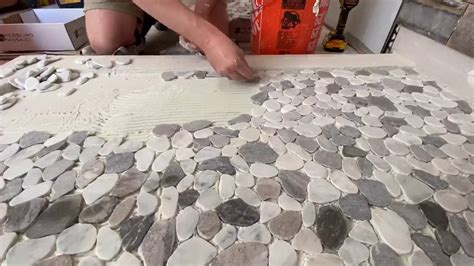 How To Tile River Rocks Easy Steps Youtube