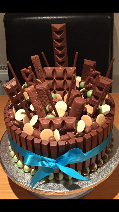 Link to how to ice a cake board: Large Chocolate Explosion Cake. By Cakes of Joy ...