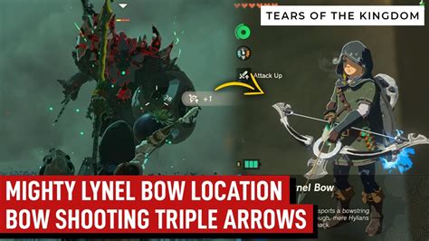 Mighty Lynel Bow Location Shooting Triple Arrows The Legend Of