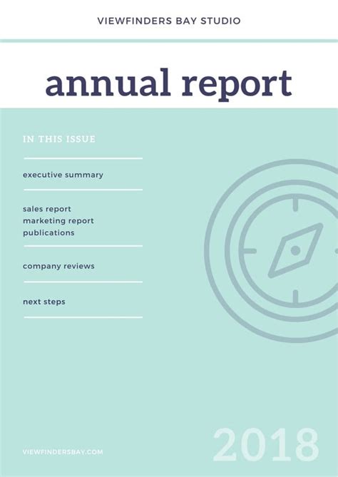 Free Custom Printable Annual Report Templates Canva