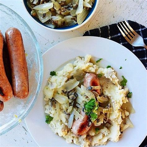 Aidells curates the finest ingredients to create unique and delicious fusions of flavor in artisanal meats. Brooke Barnhurst on Instagram: "Bangers and mash to finish ...