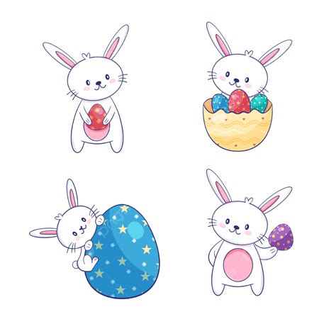 Easter Rabbit Hd Transparent Cartoon Lively Easter Cute Rabbit Rabbit