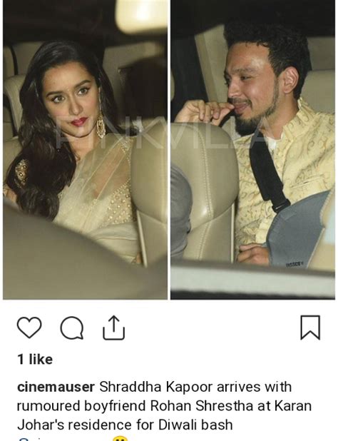 Shraddha Arrives With Her Rumoured Boyfriend For Karan Johar S Diwali