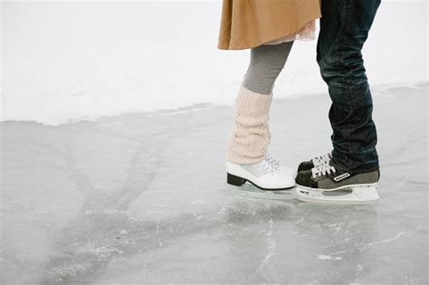 Ice Skating Engagement Photos