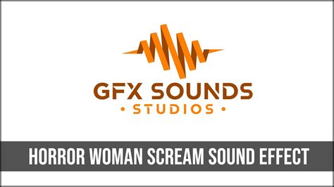 Horror Woman Scream Sound Effect Youtube