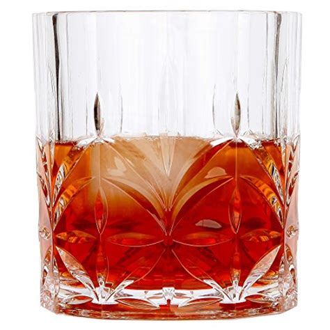 Lily S Home Unbreakable Acrylic Double Old Fashioned Whiskey Tumblers Premium Glasses Are