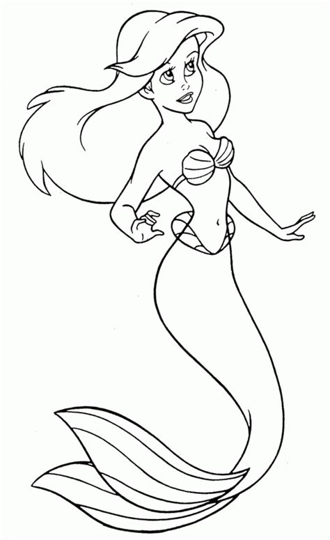 Coloring Pages: Ariel the Little Mermaid Free Printable Coloring Pages