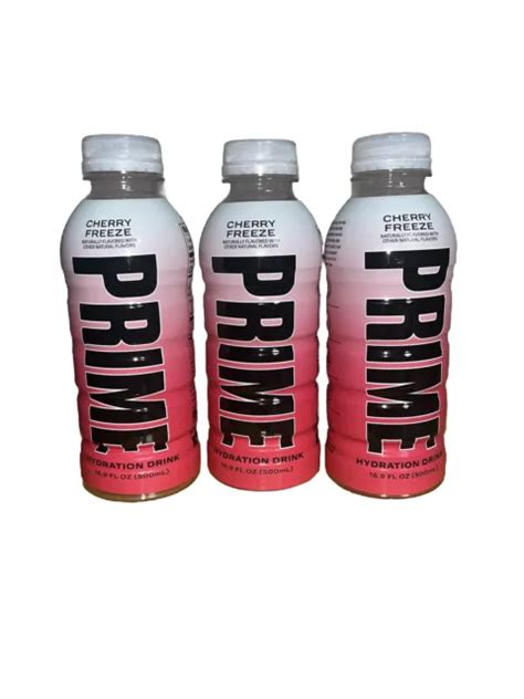 “3” Prime Cherry Freeze 169 Oz Hydration Drink 3 Bottles 4000 Picclick