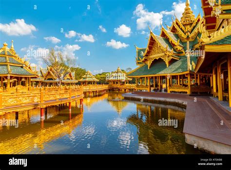 Pavilion Of The Enlightened At Ancient Siam In Bangkok Thailand