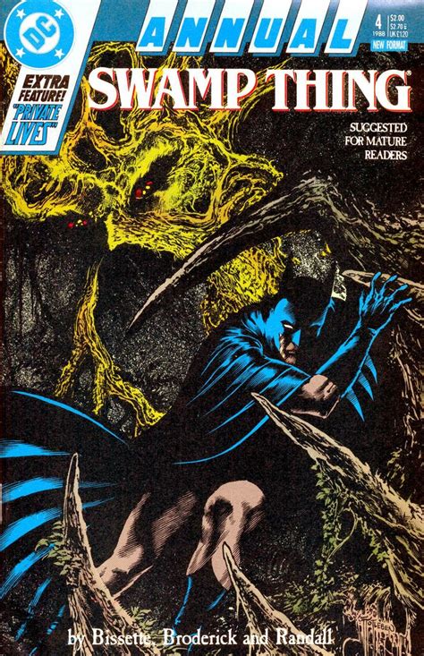 An Old Comic Book Cover For The Annual Swamp Thing