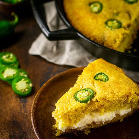 Jalapeño Popper Cornbread With Whipped Cream Cheese Butter Burrata