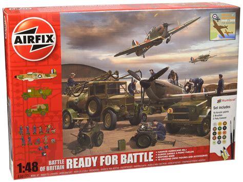Airfix 148 Scale Battle Of Britain Ready For Battle Model Kit Ebay