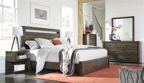 Enjoy great prices and browse our unparalleled selection of brown bedroom sets. IML-412 Modern Loft Brown Panel Bedroom | Aspen Home ...