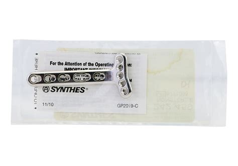 Synthes Lcp® Volar Distal Radius Plate Extra Articularright Long Aa