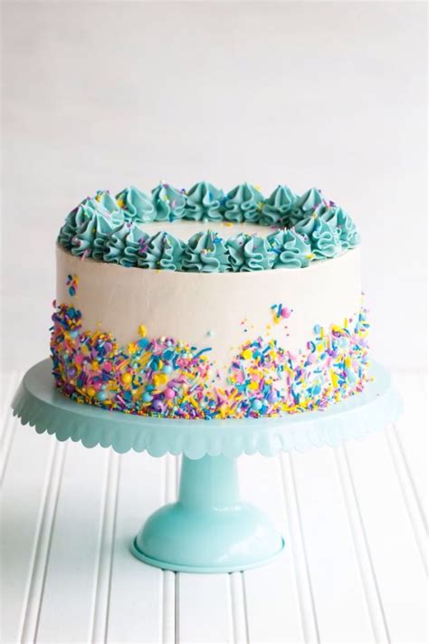 Sprinkle Easter Decadent Cake Funfetti Cake Simple