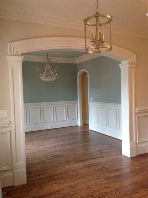 Exciting Interior Archway Trim In Foyer Entry Office Doors Have Arch