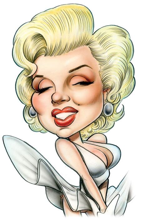 Marilyn Monroe Caricature Artist Caricature Caricature Drawing