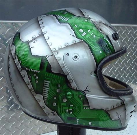 Badbrush Design Helmet Painting Custom Helmet Painting Airbrushed