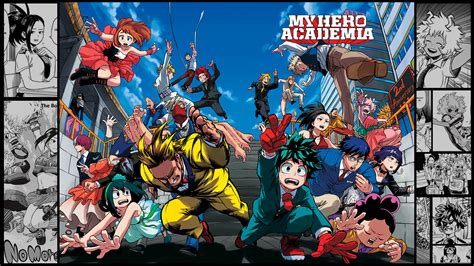 Mi Héroe Academia Temporada 4 Anime Collage Wallpaper 1920x1080
