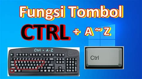 Fungsi Tombol Control Ctrl Pada Keyboard Laptop YouTube 19800 Hot Sex