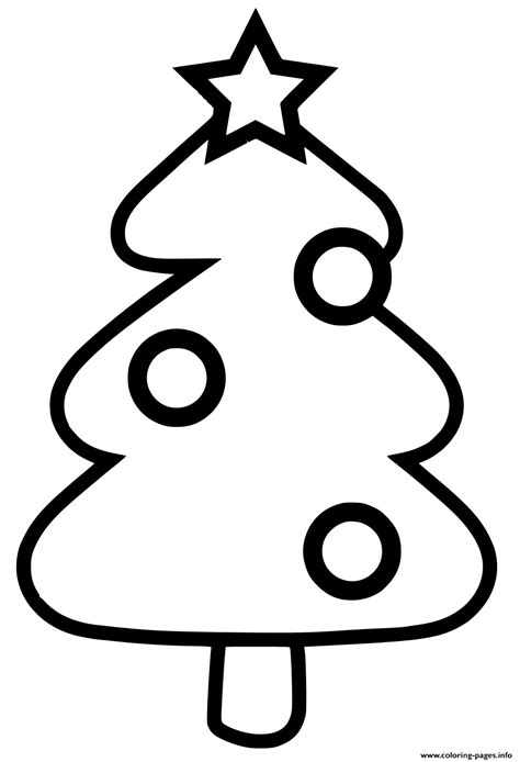 Simple Christmas Tree Png Drawing Christmas Tree Png Download 1270
