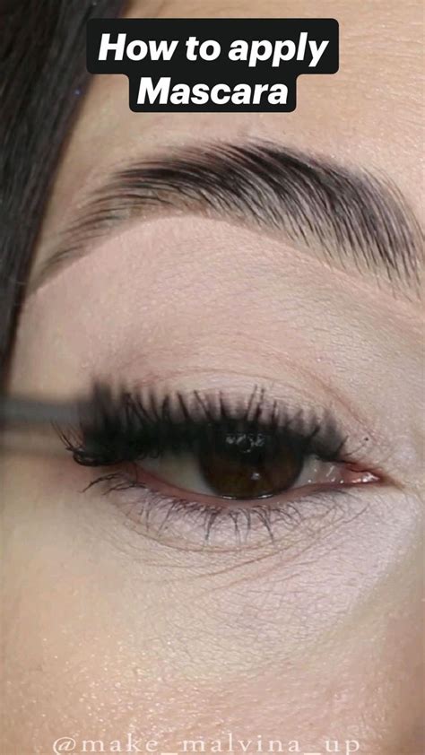 how to apply mascara🕷 beginner tutorial how to apply mascara makeup life hacks long lashes