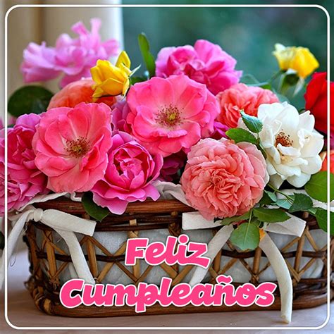Feliz Cumpleanos Con Flores Imagenes Images And Photos Finder