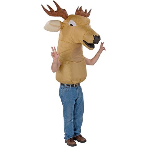 Oversized Inflatable Deer Head Adult Costume