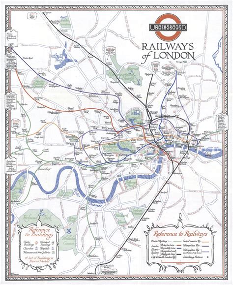 I've removed the redacted black. Underground Railways of London, 1928 | Mapping London ...