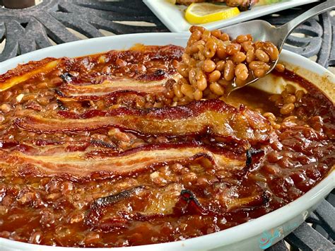 Baked Beans With Bacon Swirls Of Flavor
