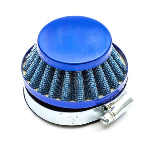 Air comes in, then air goes out again. 58mm Mini Moto Air Filter Blue Performance Minimoto Racing ...