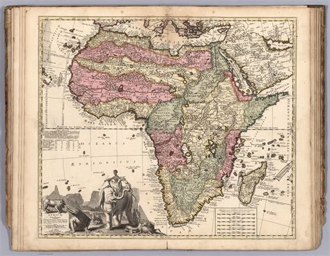 Africa 1740 Vintage Wall Art Vintage Map Vintage Walls