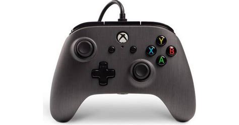 Powera Brushed Gunmetal Enhanced Wired Controller Xbox One Grey