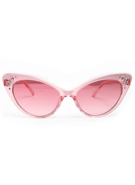 jojo pink tinted retro sunglasses british retro
