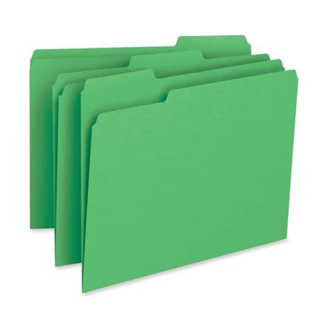Business Source Color Coding 1 Ply File Folders Bsn65777