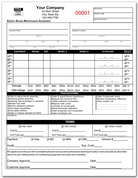 You can also edit the form to match the graphic. Maintenance Agreement Template | 75 main group