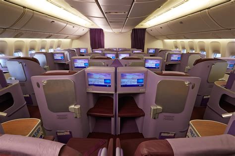 Thai Airways Business Class B777 300er — In Bed With