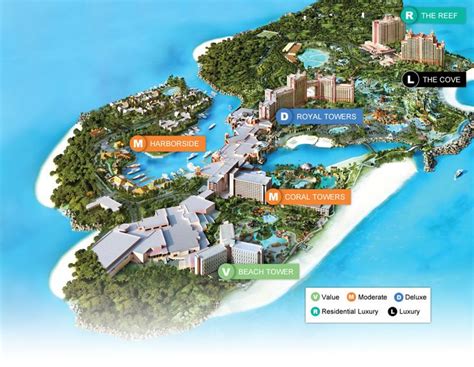 Map Of Paradise Island Our Honeymoon In 2019 Atlantis Resort